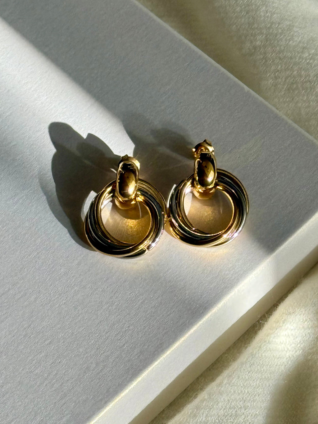 Elena Hoops Two-Tone