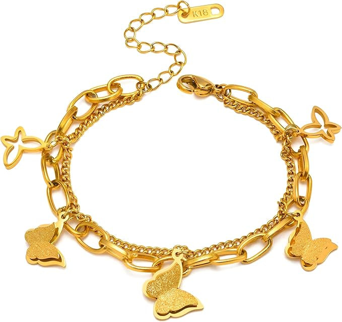 Élégance Papillon Armband image 0