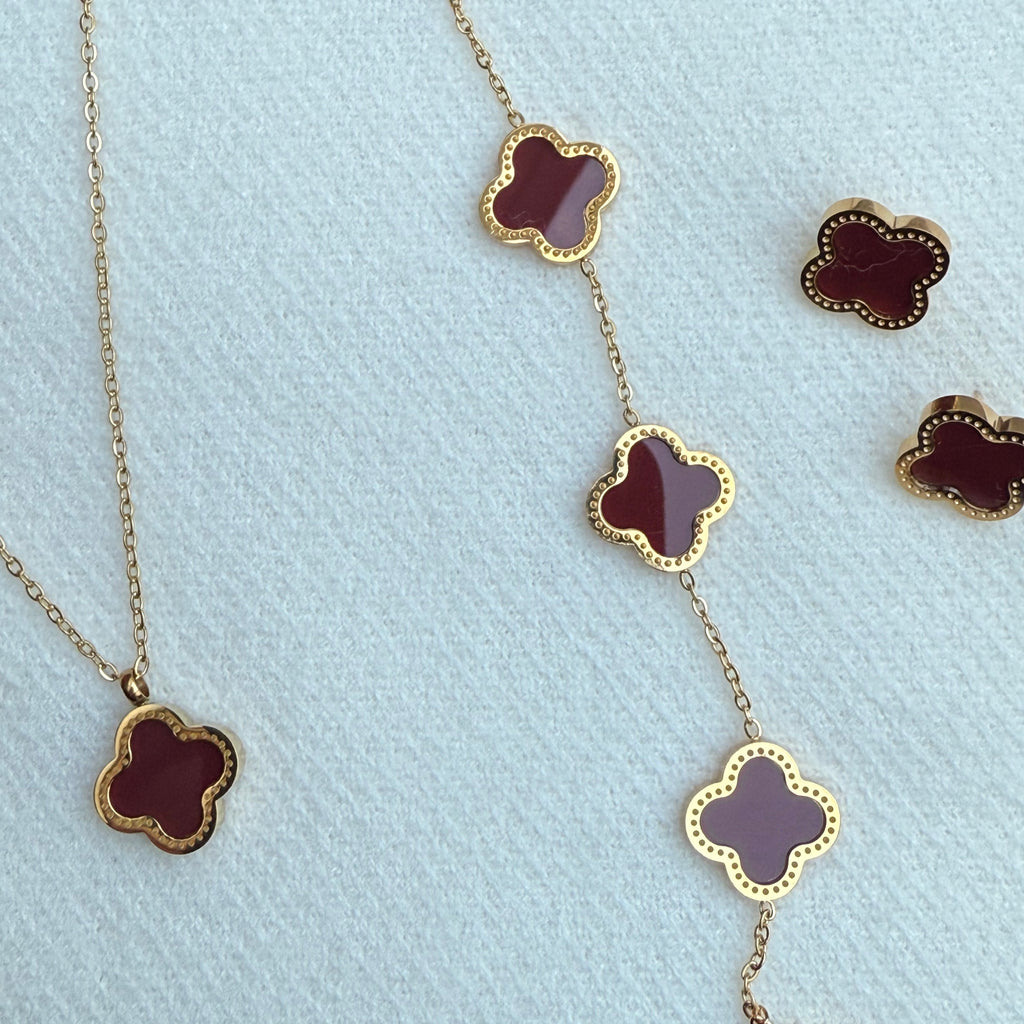 Glücksklee-Set Rot image 0