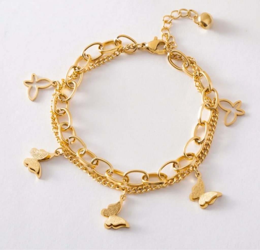 Élégance Papillon Armband image 1